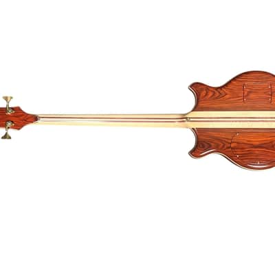 Alembic Stanley Clarke Sign Deluxe, Cocobolo / Ebony / Green and Amber LED's  9.8 LBS *IN STOCK* image 10