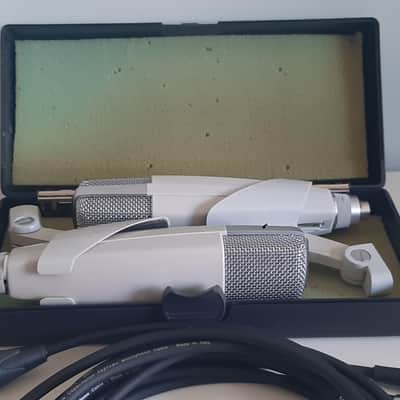 Set of 2x Sennheiser MD 421-N Cardioid Dynamic Microphones 1960s - 1980s - White image 3