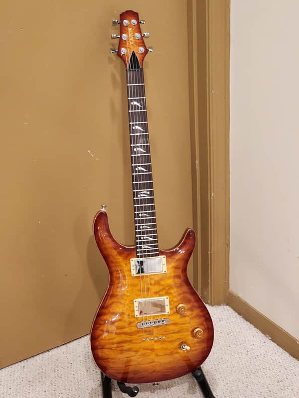Carvin CT6 Beautiful Quilt Honey Burst image 1