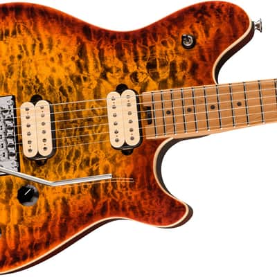 EVH Wolfgang Special Electric Guitar. QM Baked Maple Fingerboard, Tiger Eye Glow image 6