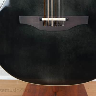 Ovation 2751AX-5-G Timeless Balladeer 12-String Deep Contour - Black image 6
