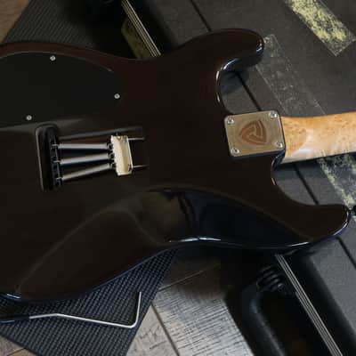 2013 Chris Campbell Custom Shop Super Strat Owned & Played by Fish Electric Guitar Grey Quilt + OHSC image 12