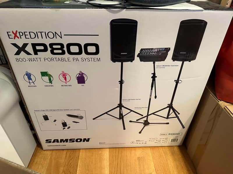 Samson XP800 Portable PA System image 1
