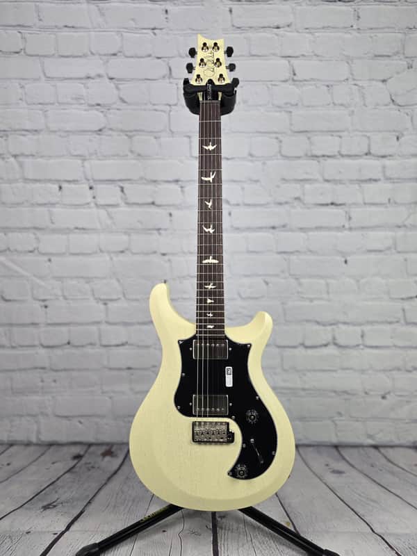 Paul Reed Smith PRS S2 Standard 22 Satin 6 String Electric Guitar Antique White 2024 image 1