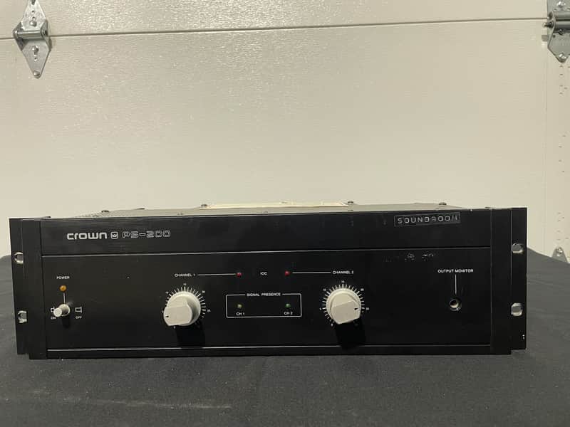 Crown PS-200 2-Channel Power Amplifier | Reverb