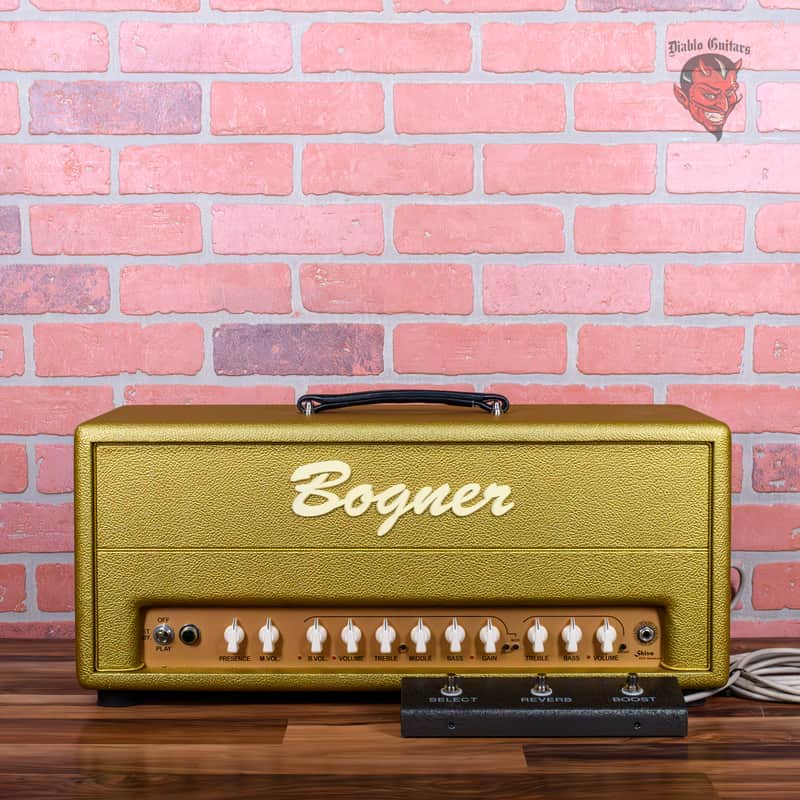 Bogner Shiva 20th Anniversary 6L6 60-Watt Head Gold Tolex image 1