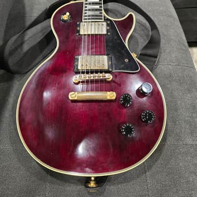 Gibson Les Paul Custom 1989 - Wine Red image 4