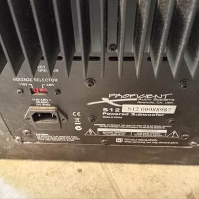 Proficient S12 subwoofer in very good condition image 3