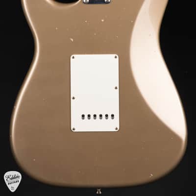 Fender Custom Shop Masterbuilt 1959 Transition Stratocaster Journeyman Relic - Shoreline Gold image 4
