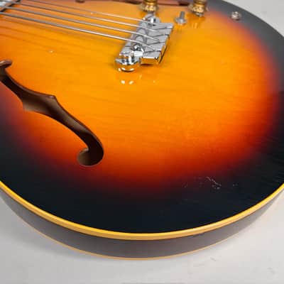 1967 Gibson EB-2 Bass Guitar Sunburst Finish w/Soft Shell Case image 10