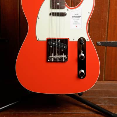 Fender Made in Japan Traditional '60s Telecaster Custom Fiesta Red Electric Guitar image 1