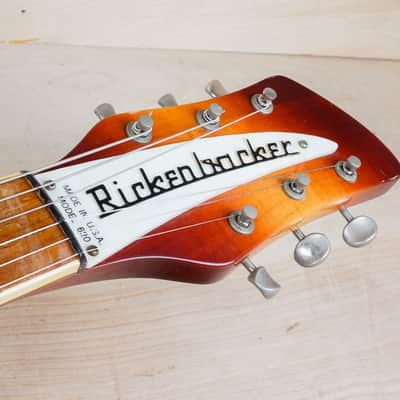 Rickenbacker 620 1981 Fireglo Vintage w/ OHSC image 7