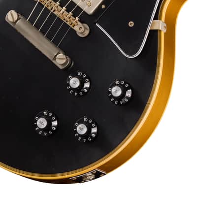 NEW! Gibson Custom 1968 Les Paul Custom Reissue Electric Guitar - Ebony/Gold, Light Aged - Authorized Dealer - Pre-ORDER image 8