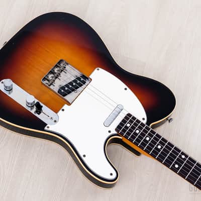 1983 Fender JV '62 Telecaster Custom TL62B-65 Sunburst w/ Case, Japan MIJ Fujigen image 9