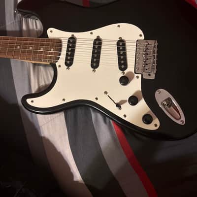 Fender "Squier Series" Standard Stratocaster Left-Handed with Rosewood Fretboard 1992 - 1996 - Black image 1