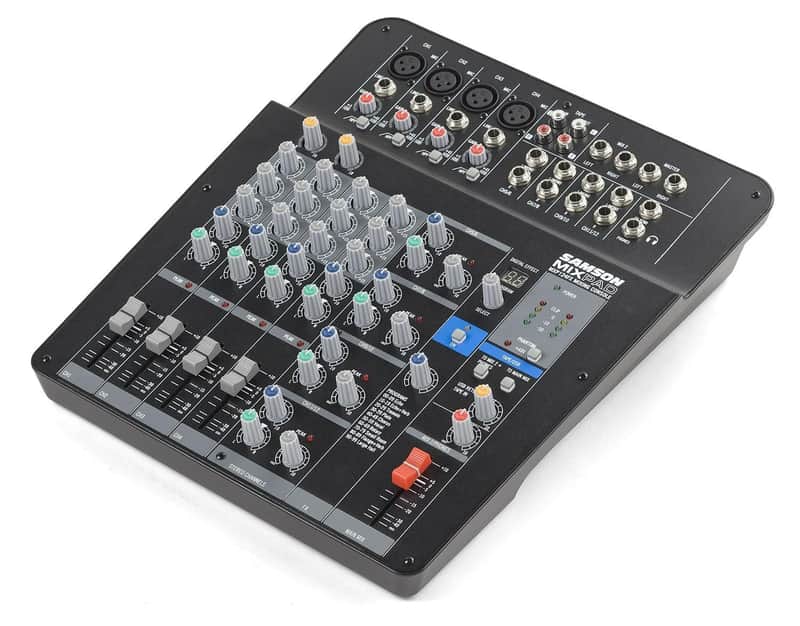 Samson MXP124FX MixPad Series Compact 12-Input Analog USB Mixer w