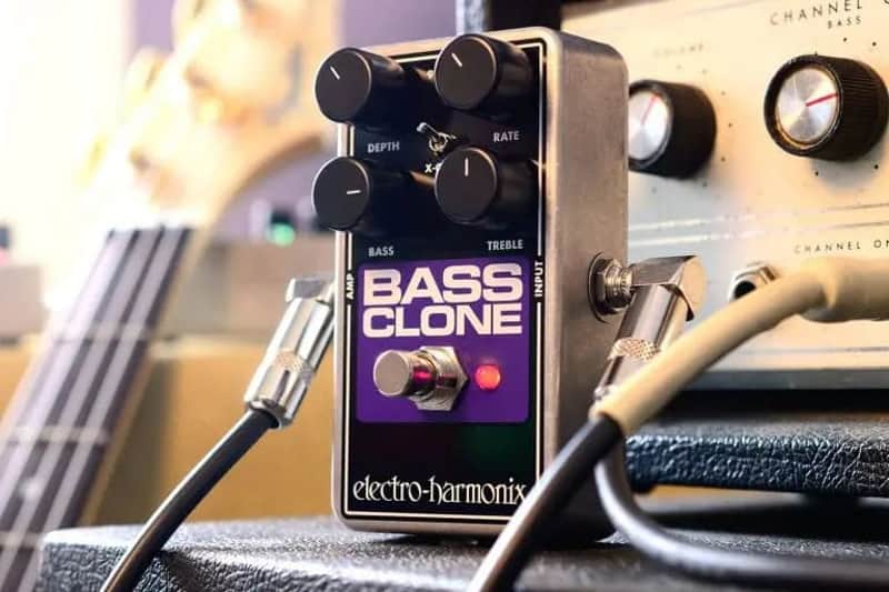Electro-Harmonix Bass Clone Nano Analog Chorus 2025- Purple/Black image 1
