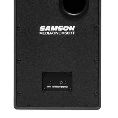 Samson MediaOne M50BT Powered Studio Monitors with Bluetooth image 4