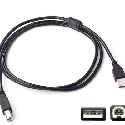 Silverline 6FT USB 2.0 Data Cable for Yamaha Digital Piano Keyboard: DGX-620, DGX-630, DGX-640, DGX-650, DGX-660