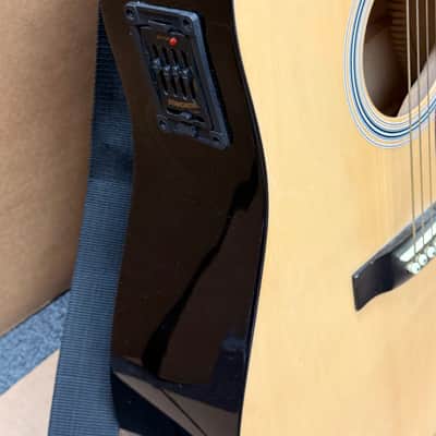 Fender Starcaster Acoustic Electric Guitar Natural w/ Gig Bag & Strings – B-Stock (Electronics Not Working) image 7