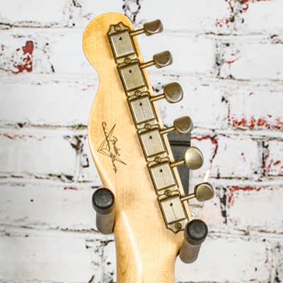 Fender - Custom Shop 1954 Journeyman Relic® Telecaster® Electric Guitar - 1-Piece Rift Sawn Maple Neck Fingerboard - Aged Nocaster® Blonde - with Deluxe Hardshell Case - x7541 (9236091068-1) image 6