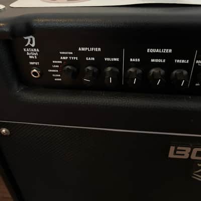 Boss Katana Artist MkII 100-Watt 1x12" Waza speaker Guitar Combo 2020 - 2023 - Black - local pickup available image 8