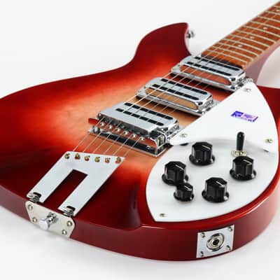 2002 Rickenbacker 350V63 FG Fireglo Toaster Pickup Reissue Long Scale image 16