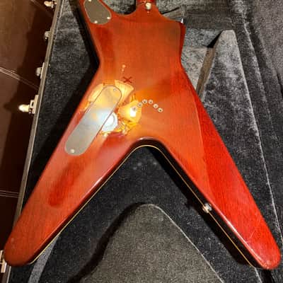 Dean Chicago Flame Series '79 ML Electric Guitar Trans Brazilia Finish w/ OHSC image 10