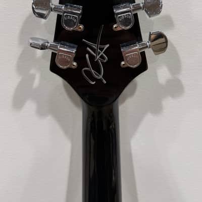 2012 Signed & Aged Gibson Custom Shop Kirk Hammett Signature Flying V - Aged Ebony image 2