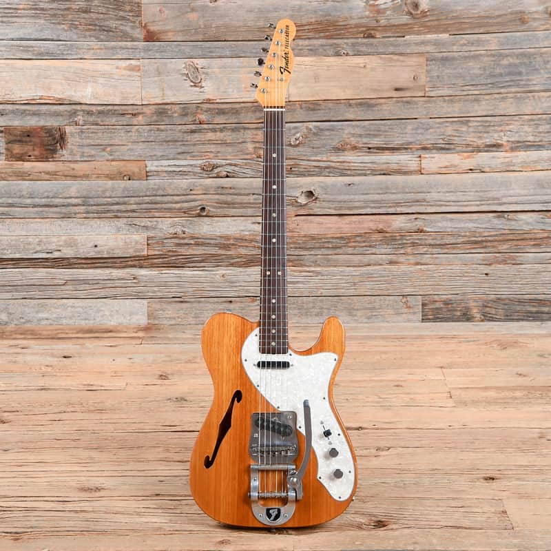 Fender Telecaster Thinline Mahogany with Bigsby (1968 - 1972) | Reverb
