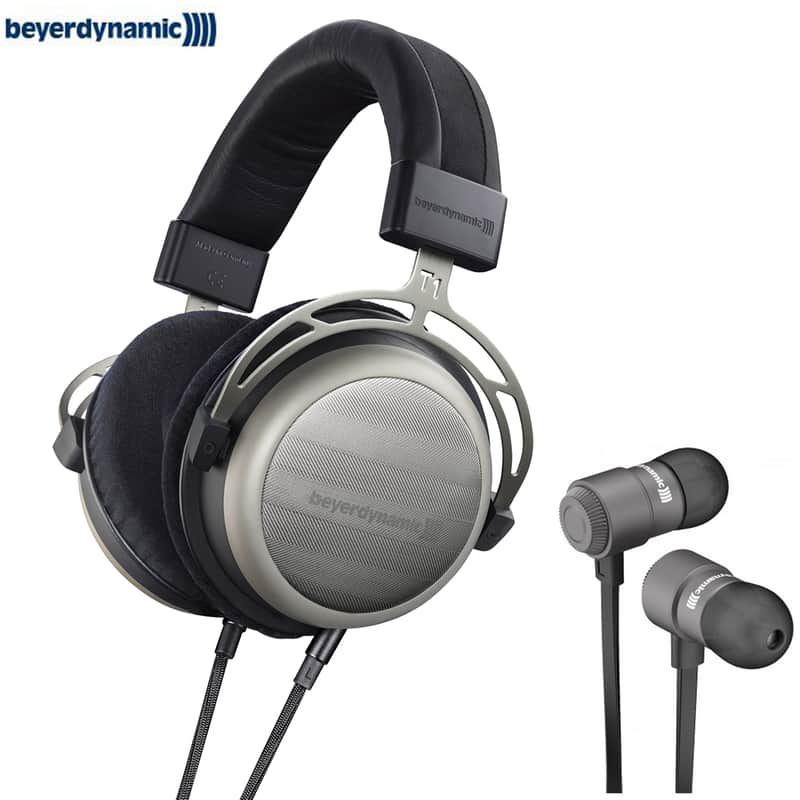 BeyerDynamic T1 2nd Gen Audiophile Stereo Headphone w/ Byron In-Ear Headset image 1