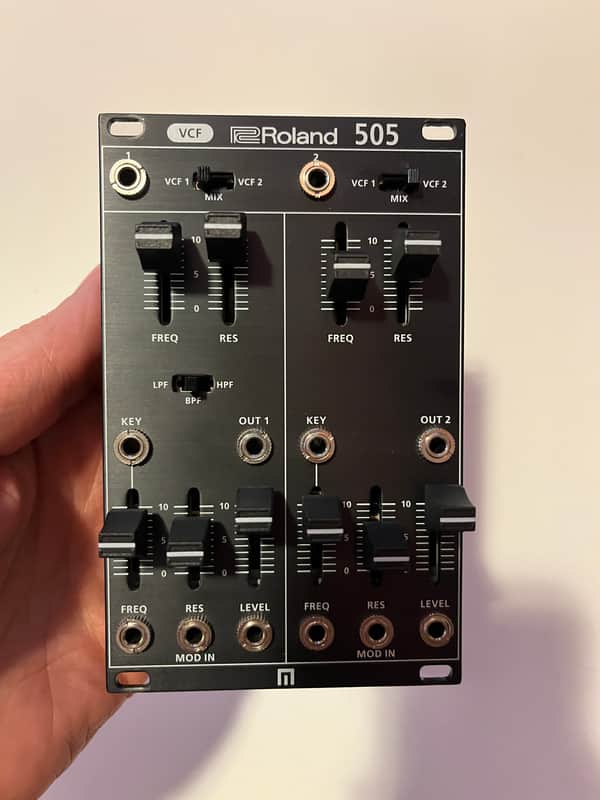 Roland System-500 505 Eurorack Filter Module 2016 - Present - Black image 1