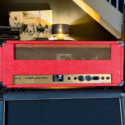 Marshall JMP 1959 MK II Super Lead 2-Channel 100-Watt Head 1979 - Red image 6