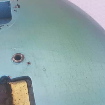 FENDER JAZZMASTER BODY - 1964 - NITRO LAKE PLACID BLUE image 6