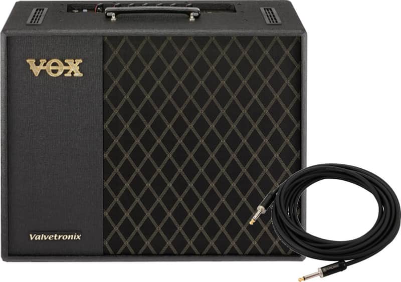 VOX VT100X Digital Modeling Guitar Amplifier w/ American Stage 20' Instrument Cable