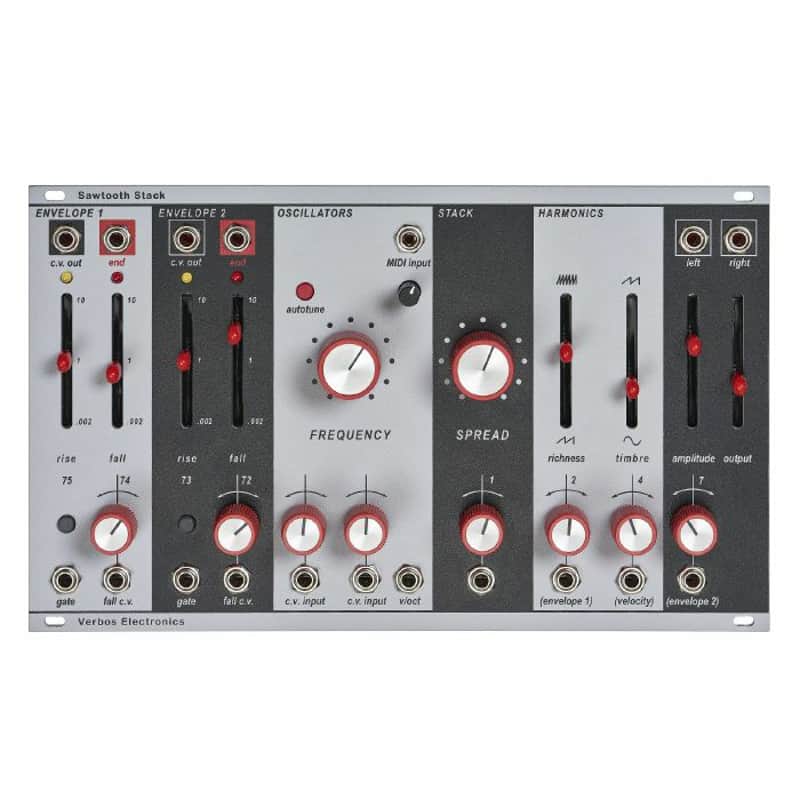 Verbos Electronics Sawtooth Stack Full Voice Module Synth