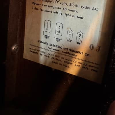 Fender Vibro Champ 6-Watt 1x8" Guitar Combo 1964 - 1967 - Black Panel image 7