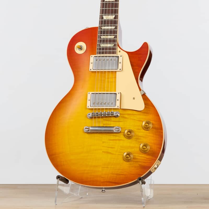 Gibson Custom 1959 Les Paul Standard Reissue, VOS, Washed Cherry Sunburst | Demo image 1