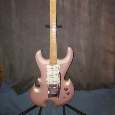 Mosrite Double Axe Prototype PT1-DAX 1988 Champagne Pink image 1
