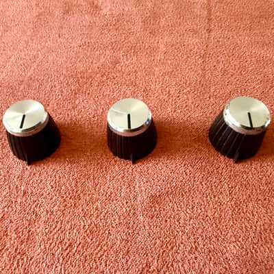 A set of 3x Marshall Pointer Knobs from 1981 image 2