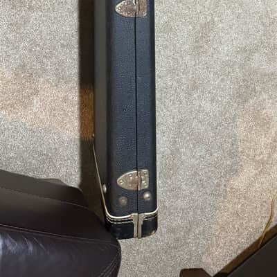 VINTAGE FENDER BASS 1965 to 1970 NO TAIL LOGO BLACK TOLEX CASE CLEAN! image 6