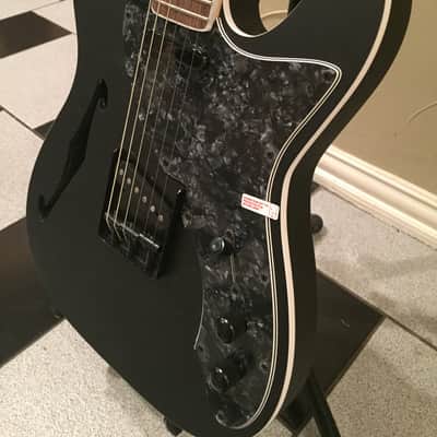 Firefly FFTH Thinline Tele Style Semi Hollow Body Guitar 2020 Satin Black image 6
