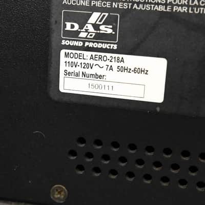 D.A.S. Aero 218A Line Array Series Subwoofer CG01QHW *ASK FOR SHIPPING* image 13