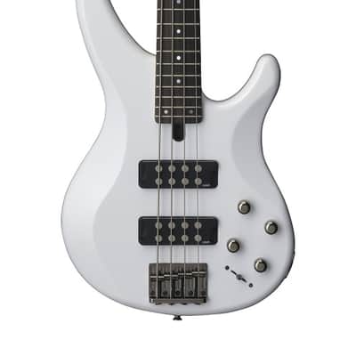 Yamaha TRBX304-WH Bass White Rosewood Fretboard image 1