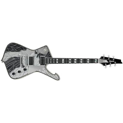 Ibanez PS1CM Paul Stanley Iceman Acrylic Cracked Mirror PS-1 CM NEW with Hardshell Case PS 1 PS1- IN STOCK image 1