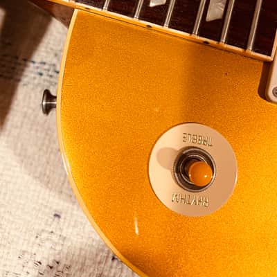 Gibson Historic Collection '57 RI Les Paul Goldtop Reissue 1995 - Antique Gold image 20