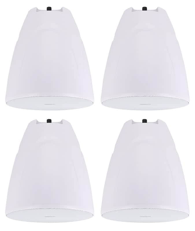 Rockville PEN-80T WHITE 8" 70V 40W Hanging Pendant Speaker Commercial/Restaurant image 1