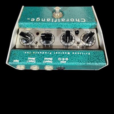 Fulltone Choralflange 2001 - 2008 - Green/Silver X9106 image 3