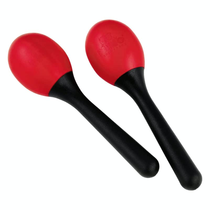 Nino Percussion Plastic Egg Maracas - Red (Pair) image 1