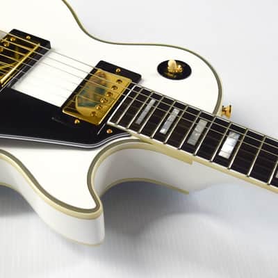Epiphone "Inspired by Gibson Custom" Les Paul Custom - Alpine White image 5